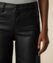 Load image into Gallery viewer, Kut From The Kloth - Meg High Rise Wide Leg Coated Jeans - Matte Black