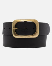Load image into Gallery viewer, Jodi | Statement Buckle Classic Leather Belt - Black