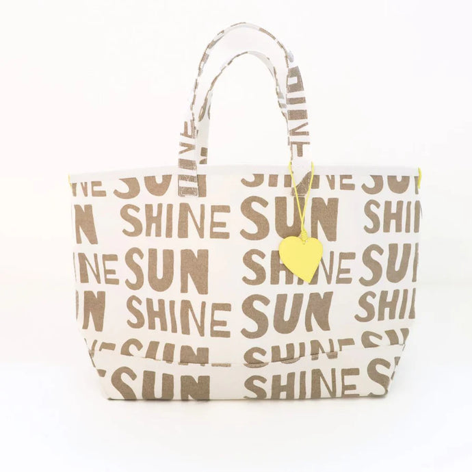 Kerri Rosenthal - KR Sunshine Tote - Natural/ Taupe
