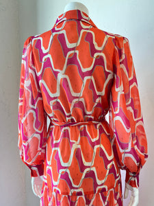 Laveder Brown - Dylan Dress - Pink/Orange