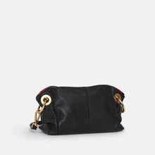 Load image into Gallery viewer, Hammitt - Daniel Crossbody Clutch - Black with Brushed Gold