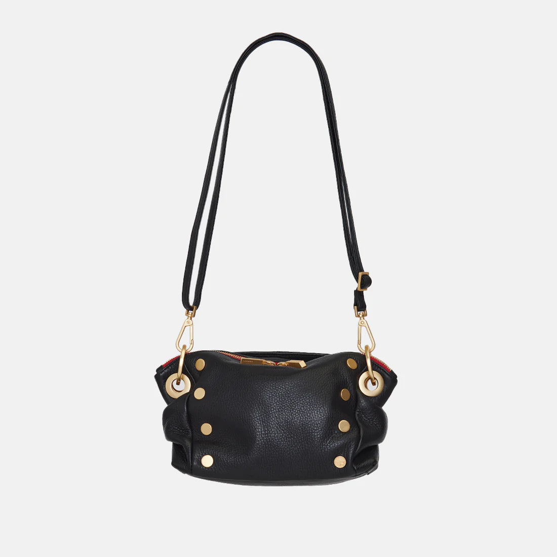 Hammitt Daniel Crossbody Clutch Black with Brushed Gold – CAMI