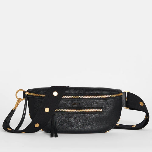 Hammitt - Charles Crossbody Revival Collection - Black with Brushed Gold