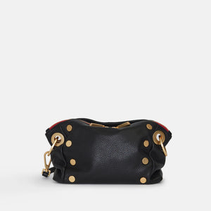 Hammitt - Daniel Crossbody Clutch - Black with Brushed Gold