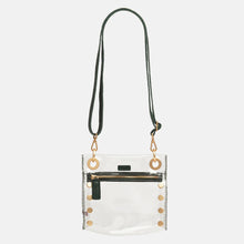 Load image into Gallery viewer, Hammitt- Tony SML Clear Crossbody - Grove Green