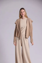 Load image into Gallery viewer, Minnie Rose - Cotton Shaker Hooded Flyaway Cardi - Brown Sugar