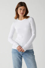 Load image into Gallery viewer, Velvet - Camino Long Sleeve T-Shirt - White