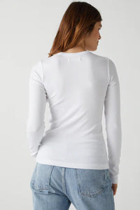 Velvet - Camino Long Sleeve T-Shirt - White