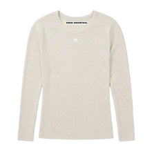 Load image into Gallery viewer, Kerri Rosenthal - Long Sleeve Rib Tee - Oatmeal Heather