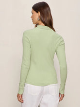 Load image into Gallery viewer, Sanctuary - Only Yours Ribbed Zip Sweater - Detox Green