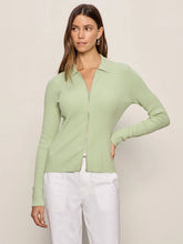 Load image into Gallery viewer, Sanctuary - Only Yours Ribbed Zip Sweater - Detox Green