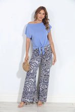 Load image into Gallery viewer, Veronica M - Cupro Front Tie Top - Peri