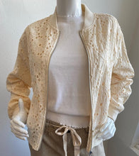 Load image into Gallery viewer, Sanctuary Marilyn Eyelet Bomber - Collagen