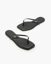 Load image into Gallery viewer, TKEES - Square Toe Lily - Black
