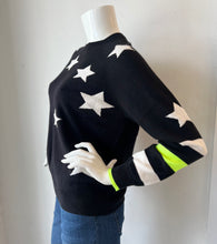 Load image into Gallery viewer, Brodie - Wispr: Stars and Stripes Sweater - Coal (Black)