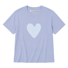 Load image into Gallery viewer, Kerri Rosenthal - Suke Imperfect Heart Tee - Denim-Mid Blue