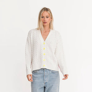 Kerri Rosenthal - Suzanne Cardigan Just Add Love - Cloud White