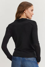 Load image into Gallery viewer, Velvet - Patty Long Sleeve Cowl Neck Top - Black