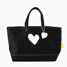 Load image into Gallery viewer, Kerri Rosenthal The Tote Imperfect Heart - Black