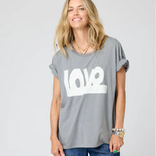 Load image into Gallery viewer, Kerri Rosenthal - Tommy Love Lines Tee - Grey