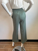 Load image into Gallery viewer, 209 West 38th- Rusched Waist Pant- Sage