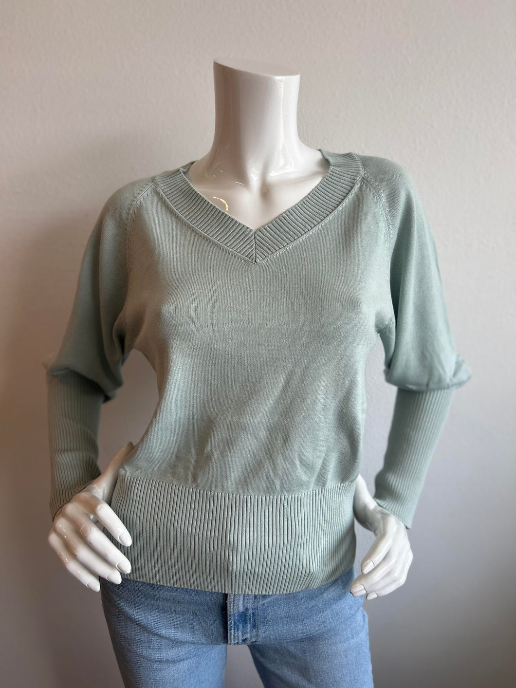 Melissa Nepton - Angie Lightweight Sweater - Spa Green