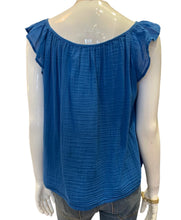 Load image into Gallery viewer, Velvet - Anette Ruffle Cap Sleeve Top - Snorkel