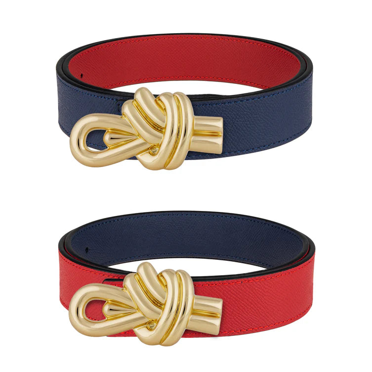MB Style - Knot Belt - Navy/Red