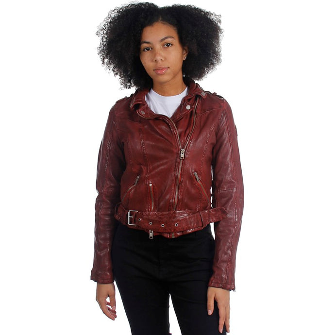 Wild RF Leather Jacket- Ox Blood