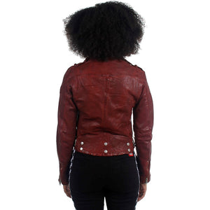 Wild RF Leather Jacket- Ox Blood