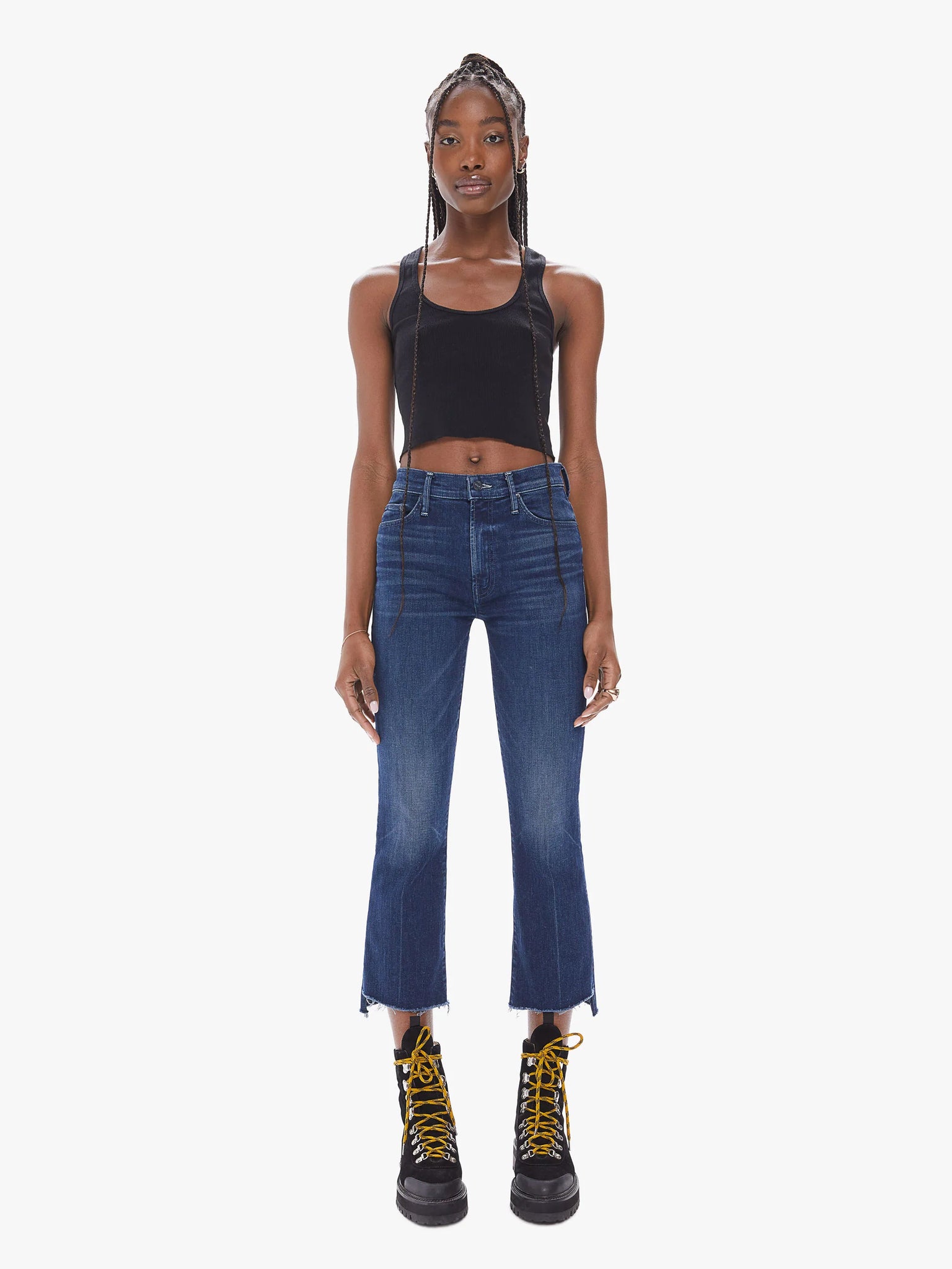 Mother - Insider Crop Step Fray - Good for You – CAMI Mother - Insider Crop Step Fray - Good for You – CAMI