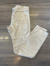 Flog -Shely Drawstring Pants - Gold / Beige Original (Check) - (MORE GOLD)