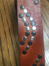Load image into Gallery viewer, Brave - Ferio Cognac Studded Belt