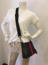 Load image into Gallery viewer, Nancy Wristlet/Crossbody Handbag - Black Perf