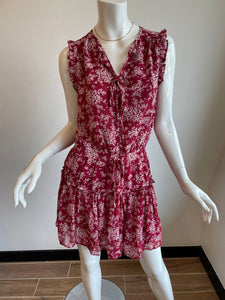 Pinch - Ruffle Dress - Red Floral