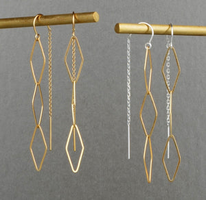 Triple Kite Threaders - Earrings