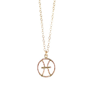 Pisces Necklace - Gold Fill