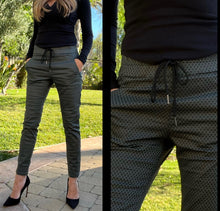 Load image into Gallery viewer, Shely Style Flog Pants - Green/Black Diamond