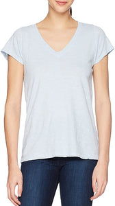 Velvet - Jilian Short Sleeve V-Neck Tee in Anchor