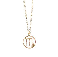 Load image into Gallery viewer, Scorpio Necklace - Gold Fill