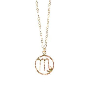 Scorpio Necklace - Gold Fill