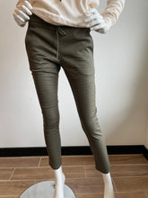 Load image into Gallery viewer, Shely Style Flog Pants - Olive Green Herringbone