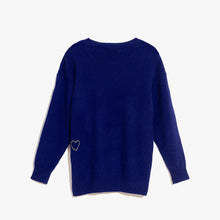 Load image into Gallery viewer, Kerri Rosenthal Boyfriend Sweater Good Roots Concord Blue