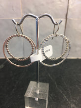 Load image into Gallery viewer, Medium Hammered Circle &amp; Bubble Circle Inside Earrings