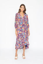 Load image into Gallery viewer, Caballero Moon Maxi Dress - Stamped Hibiscus