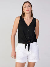 Load image into Gallery viewer, Sanctuary - Link Up Tie Tee - Black