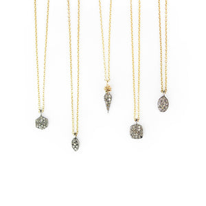 Pave Diamond Delicate Necklaces