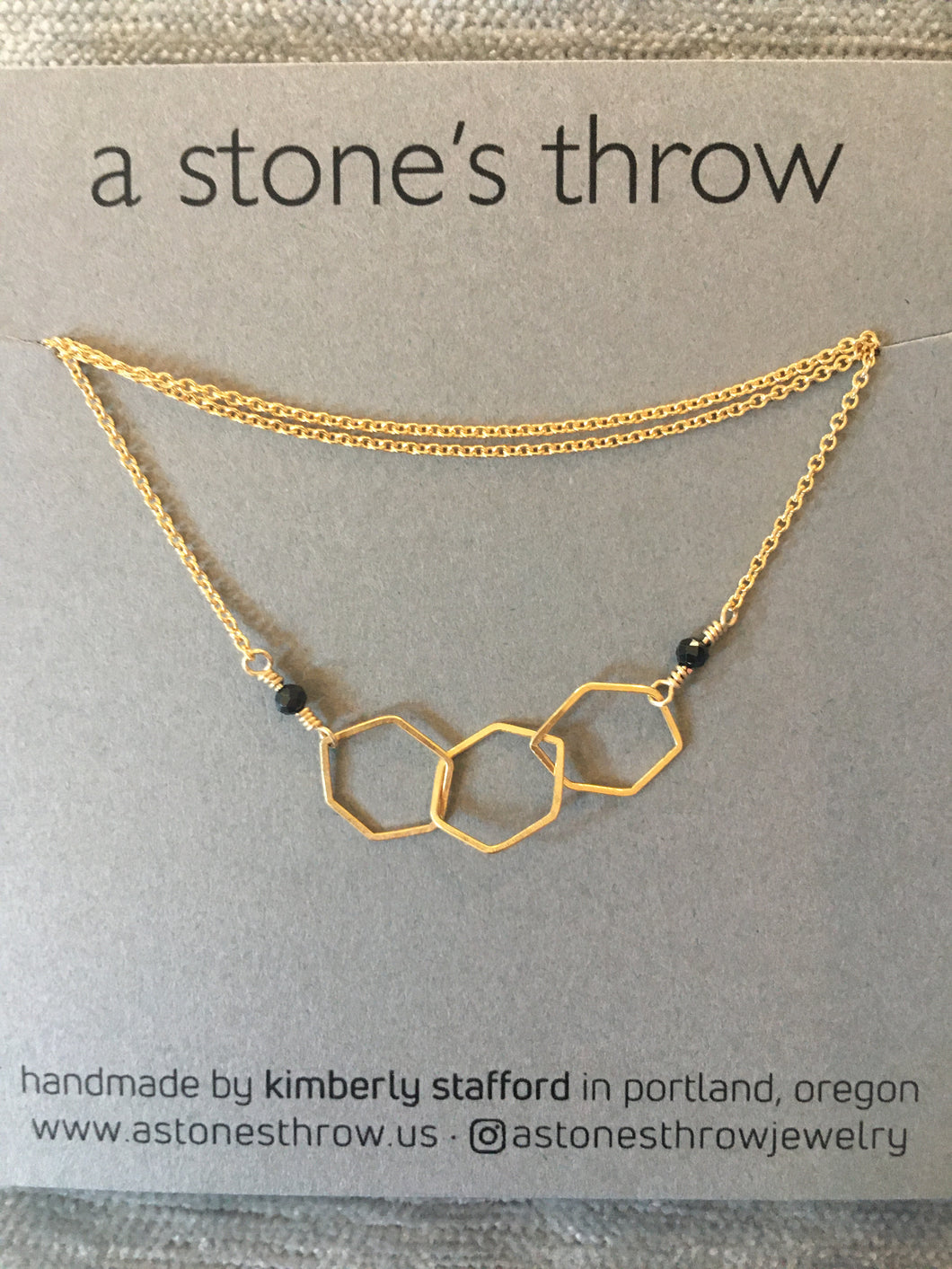 Hexy Trio Necklace