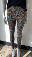 Load image into Gallery viewer, Dafna Flog Pants - Multi Turquoise /Brown Python