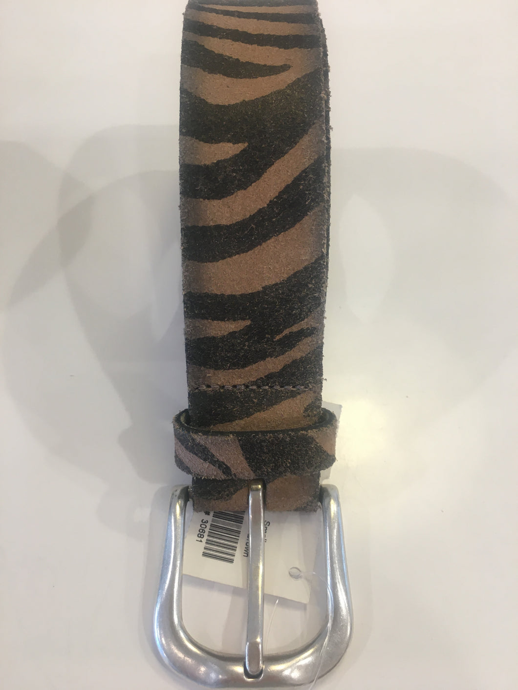 Zebra Print Belt